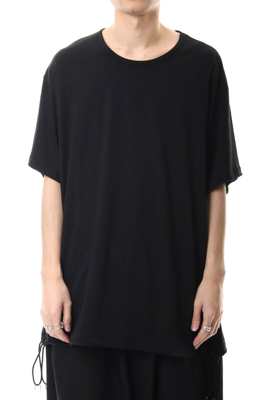 A Tied Big Cut Sew Black