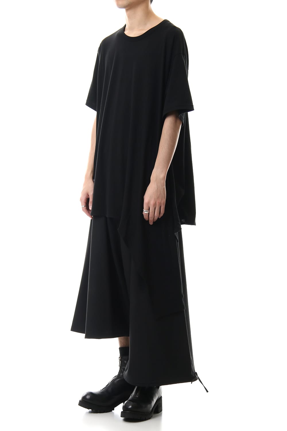 Asymmetric Drape Cut Sew