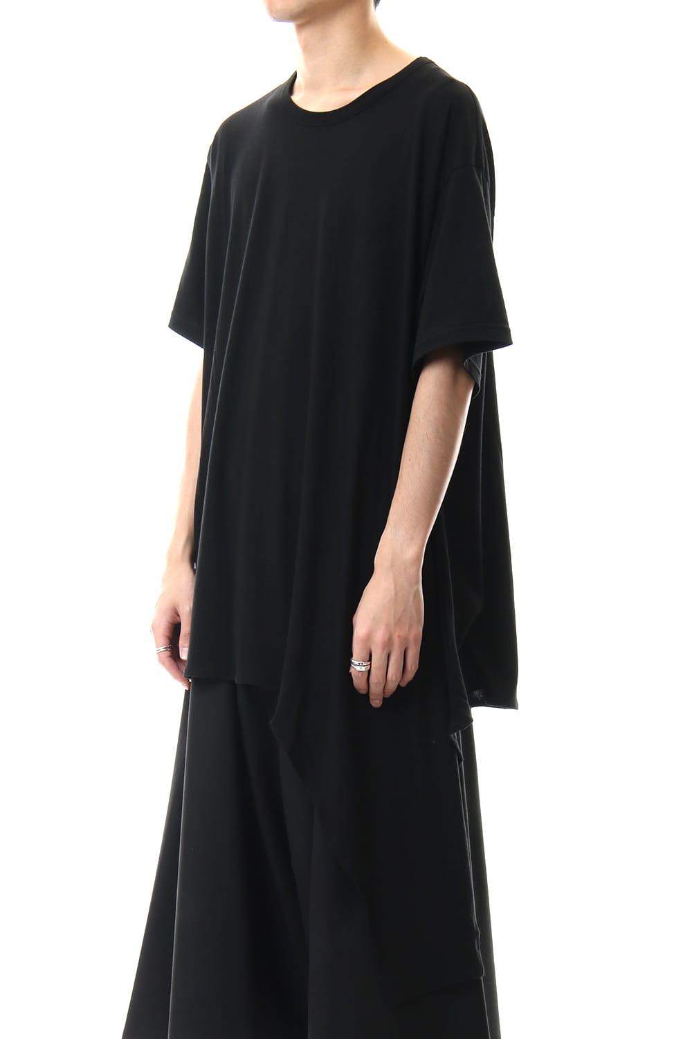 Asymmetric Drape Cut Sew