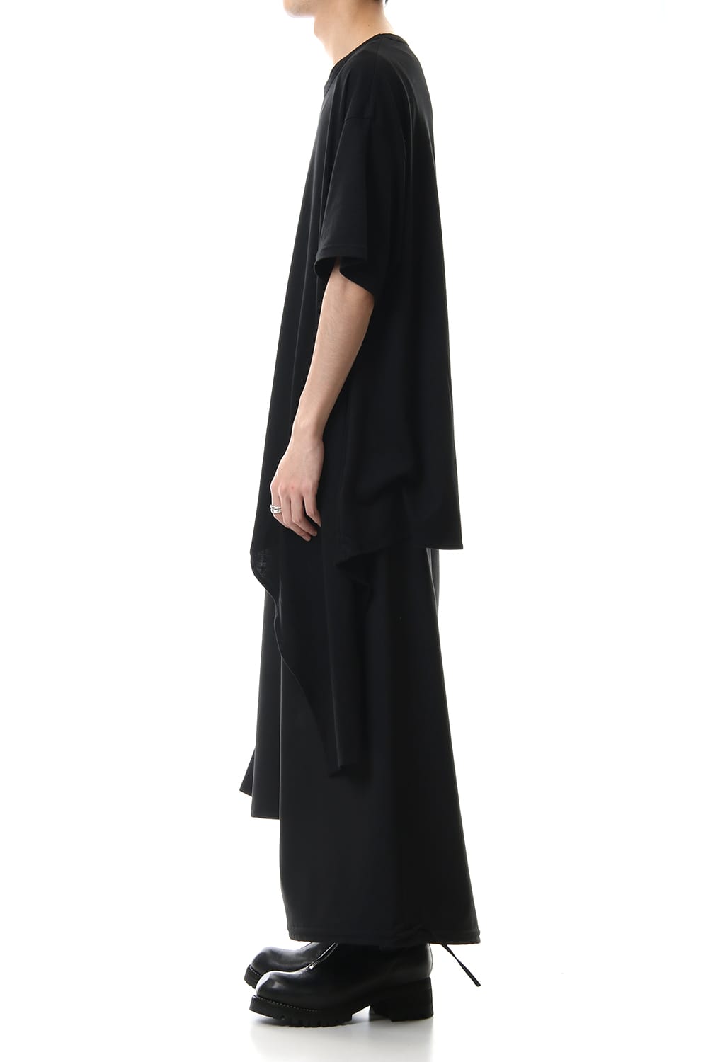 Asymmetric Drape Cut Sew