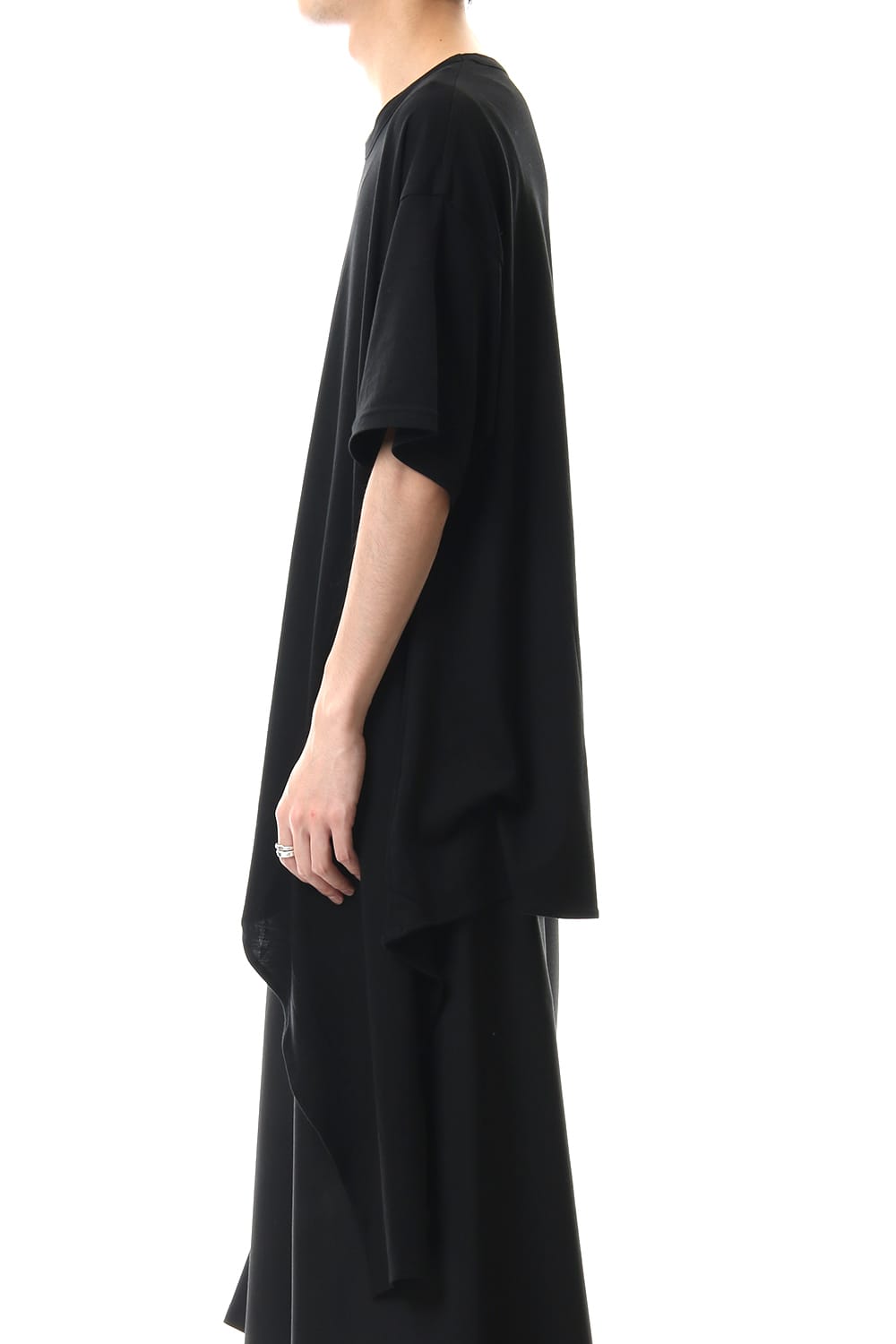 Asymmetric Drape Cut Sew