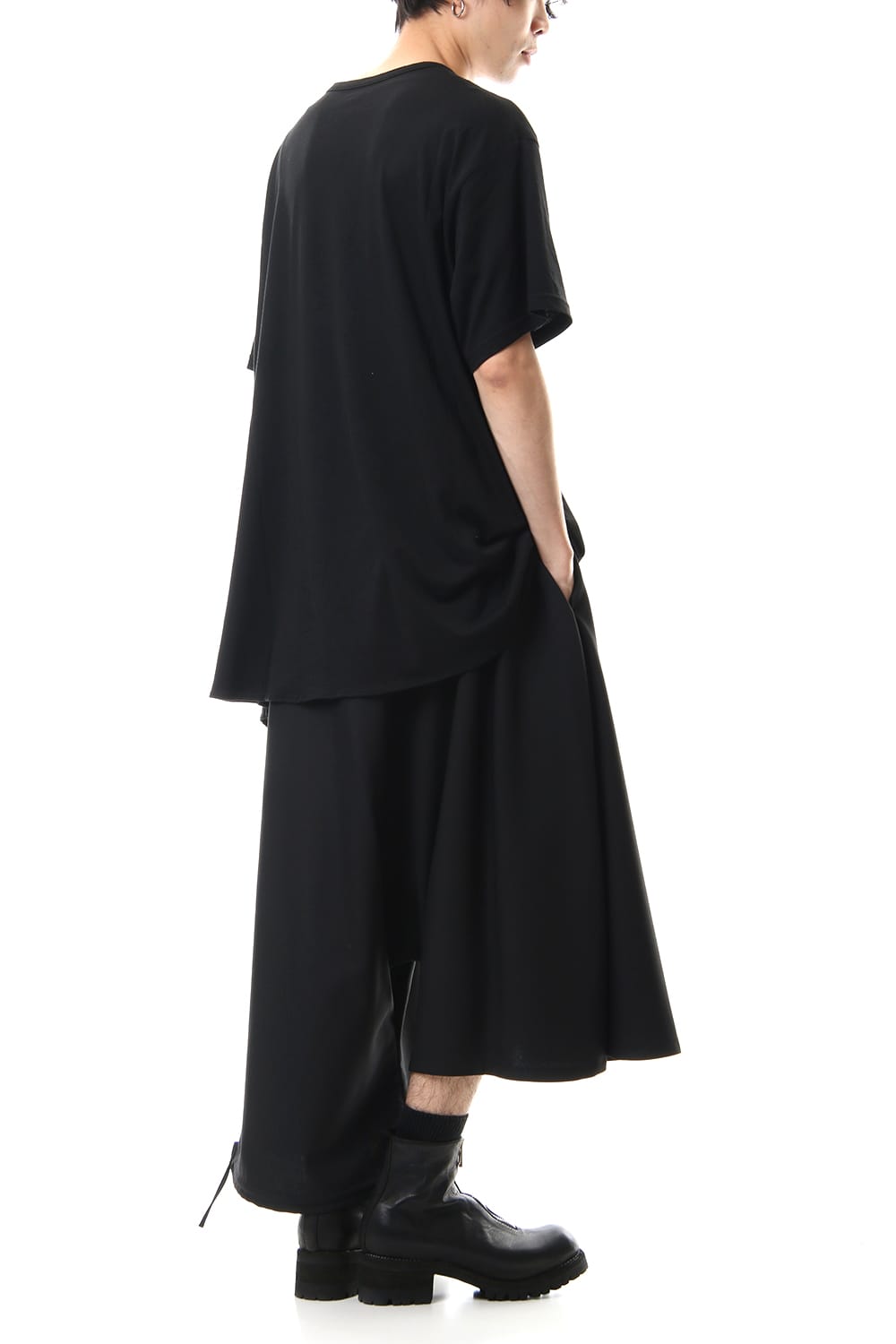 Asymmetric Drape Cut Sew