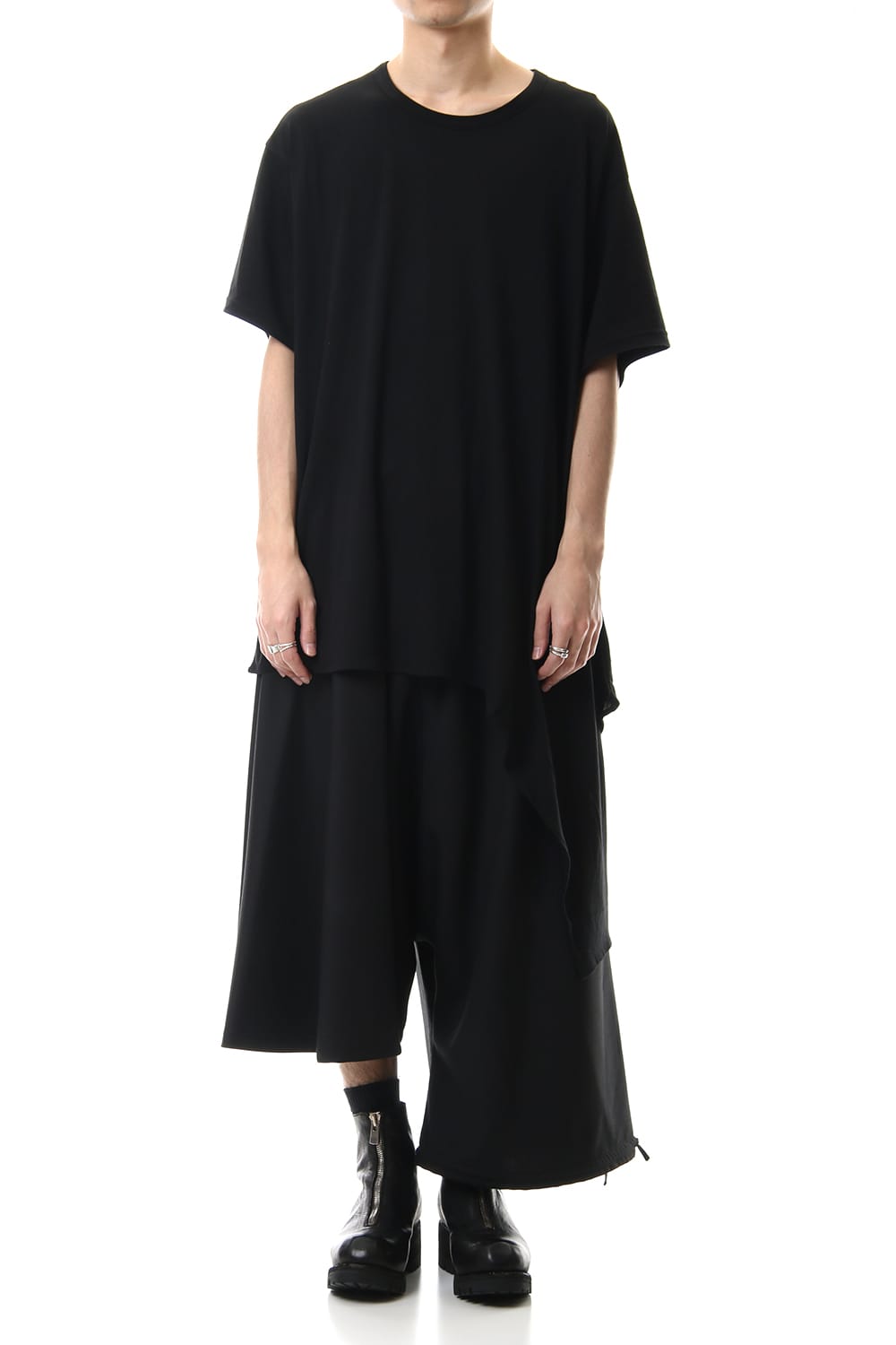 Asymmetric Drape Cut Sew