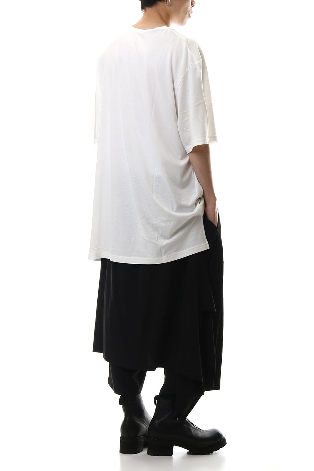 Twisted Big Cut Sew White