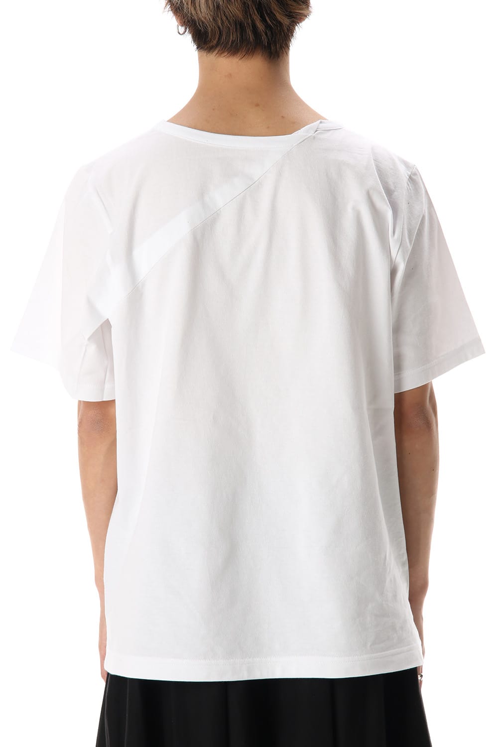 Back hagi Cut Sew White