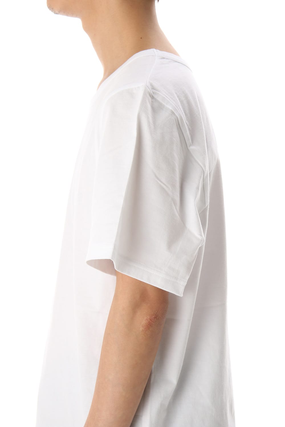 Back hagi Cut Sew White