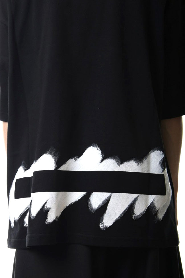 Painted Big T-Shirt typ.B Black