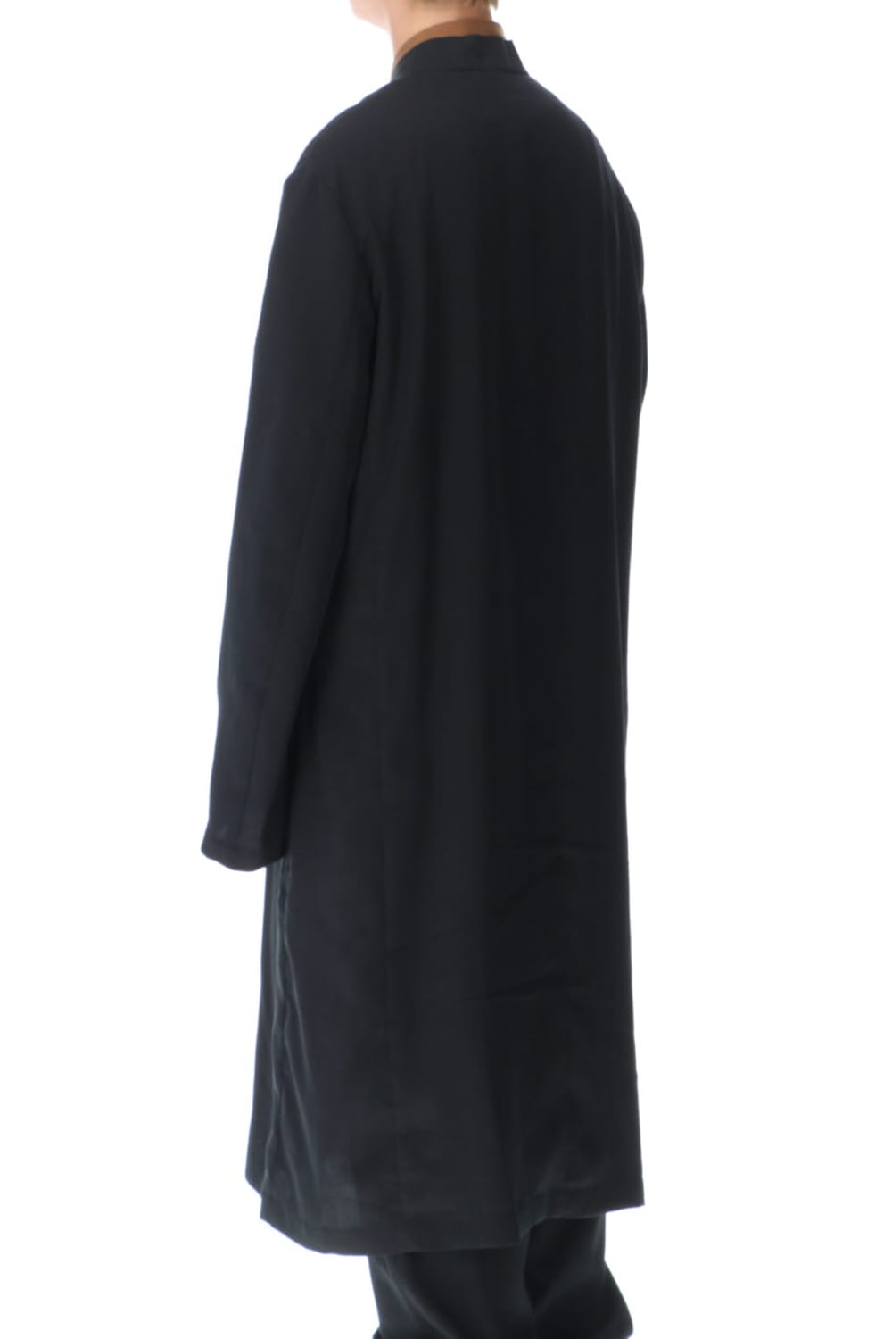 No Collar Long Jacket