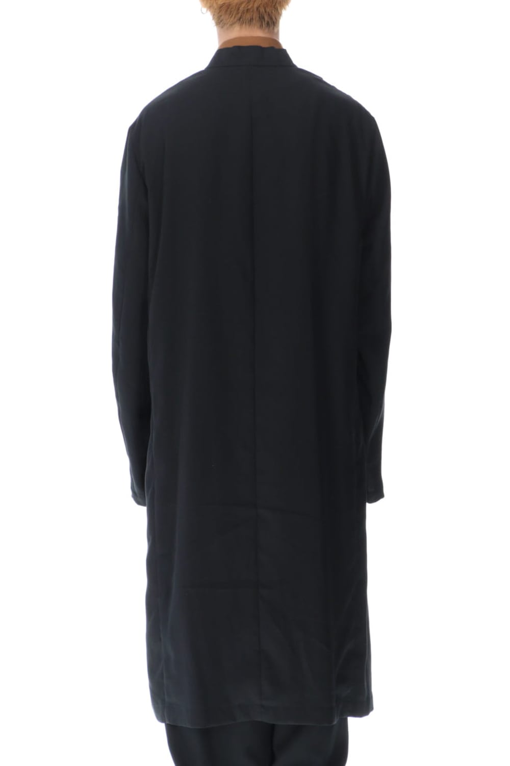 No Collar Long Jacket