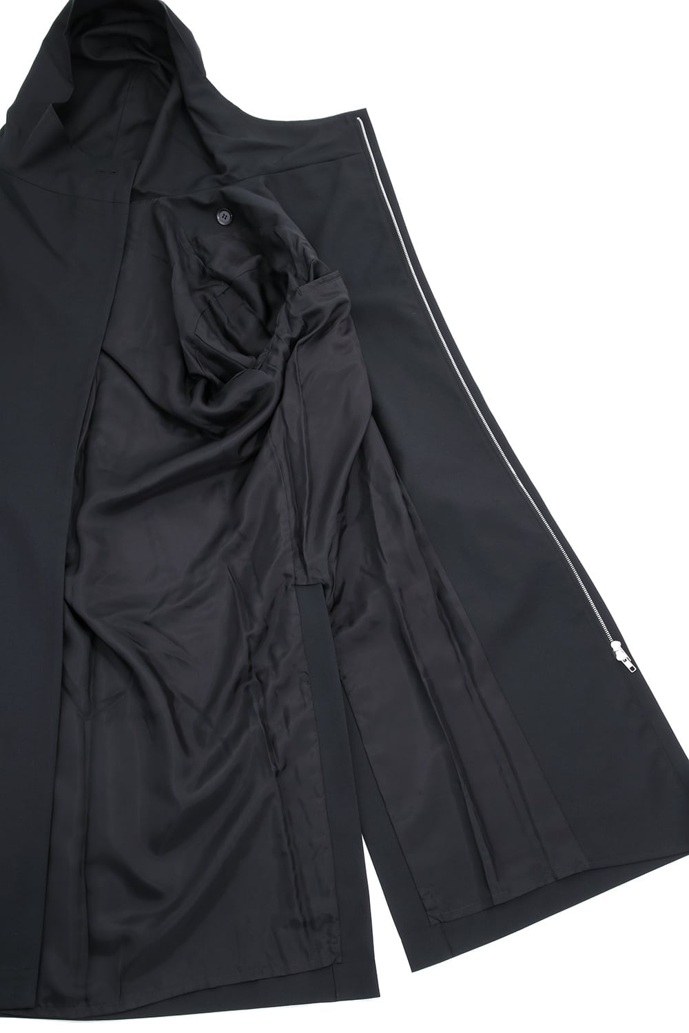 Double Long Hoodie Coat