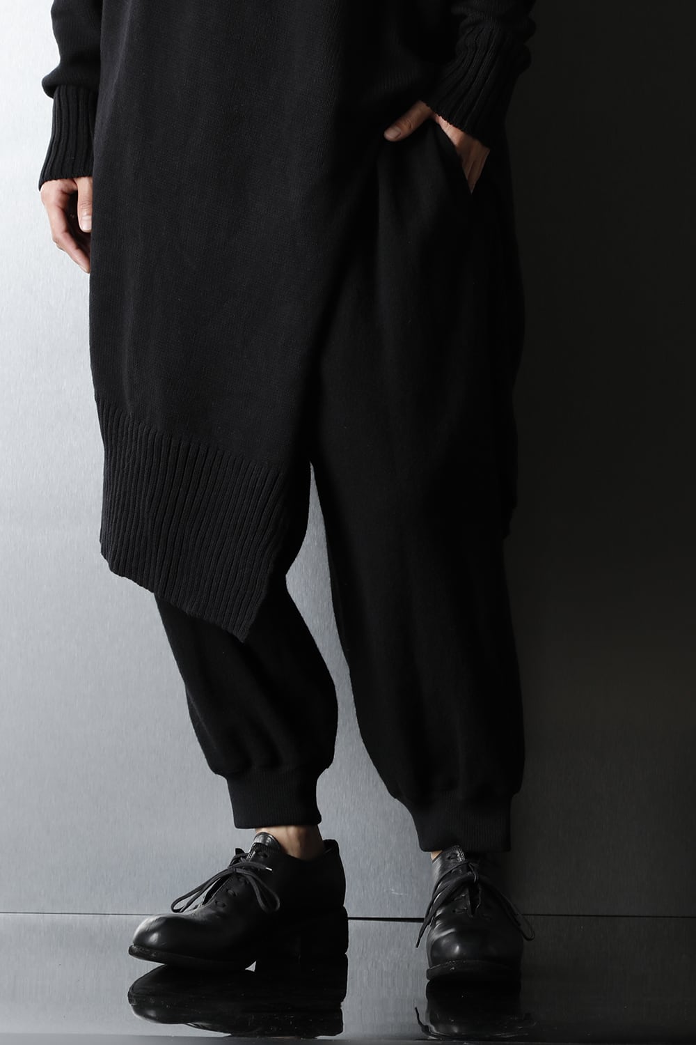 Hem Rib Balloon Pants
