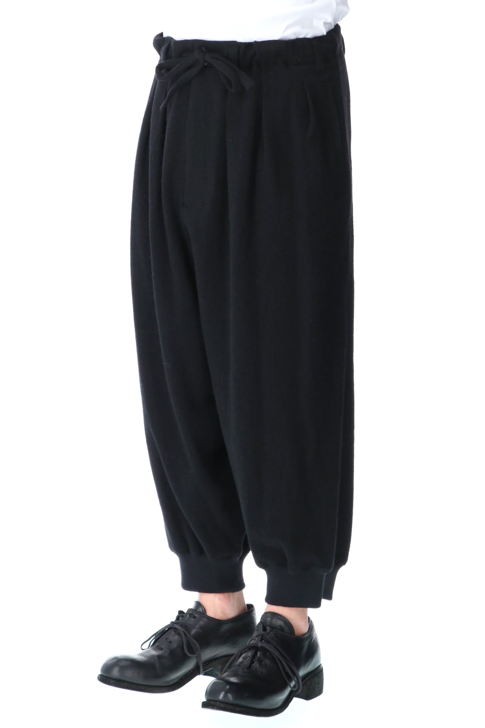 Hem Rib Balloon Pants