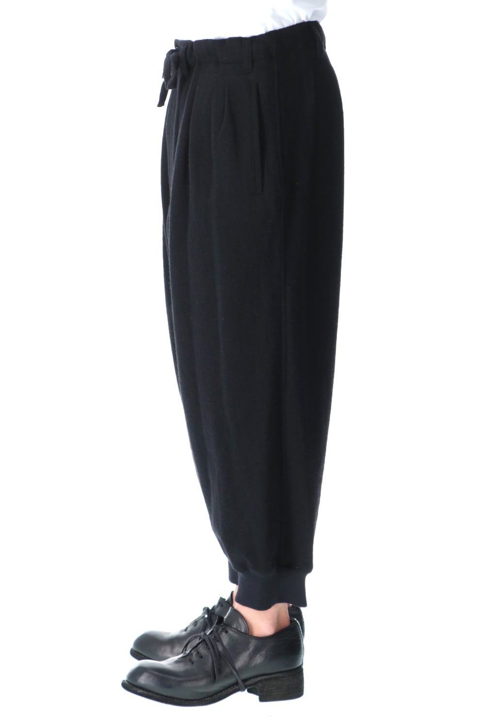 Hem Rib Balloon Pants