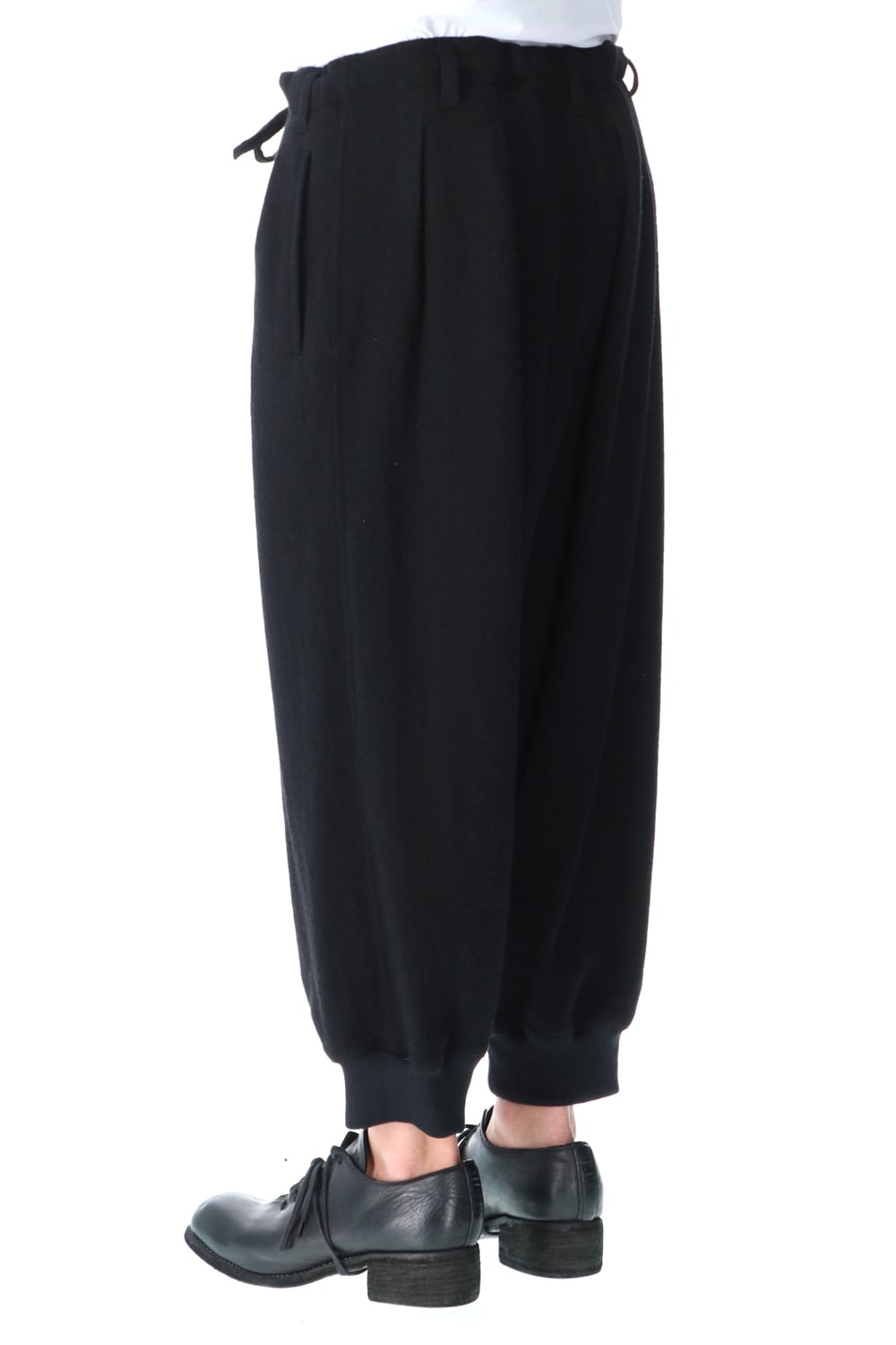 Hem Rib Balloon Pants