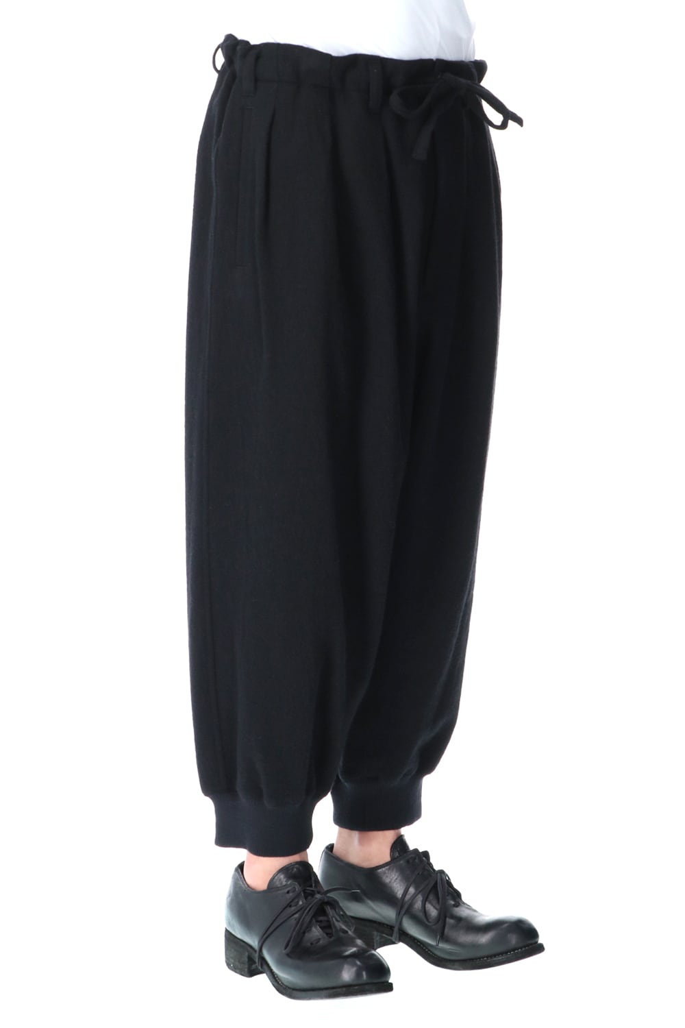 Hem Rib Balloon Pants
