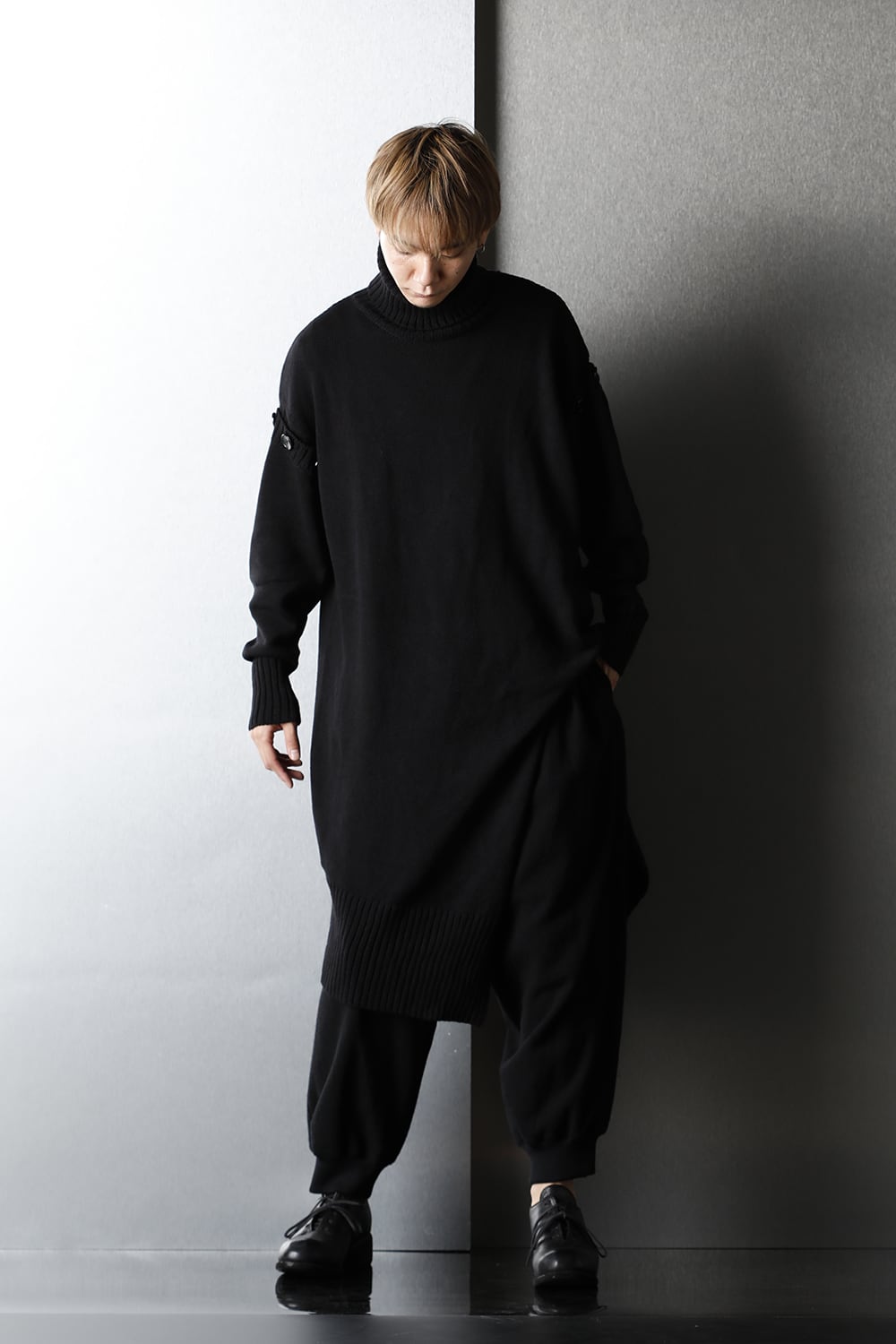 Hem Rib Balloon Pants