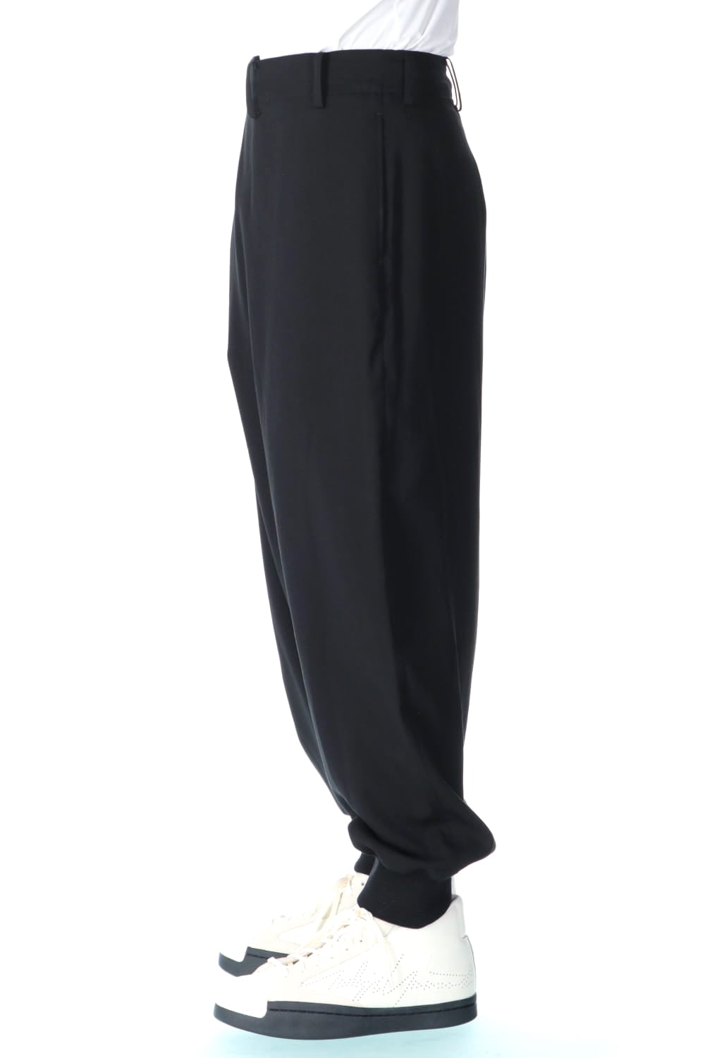 Hem Rib Wrap Sarrouel Pants