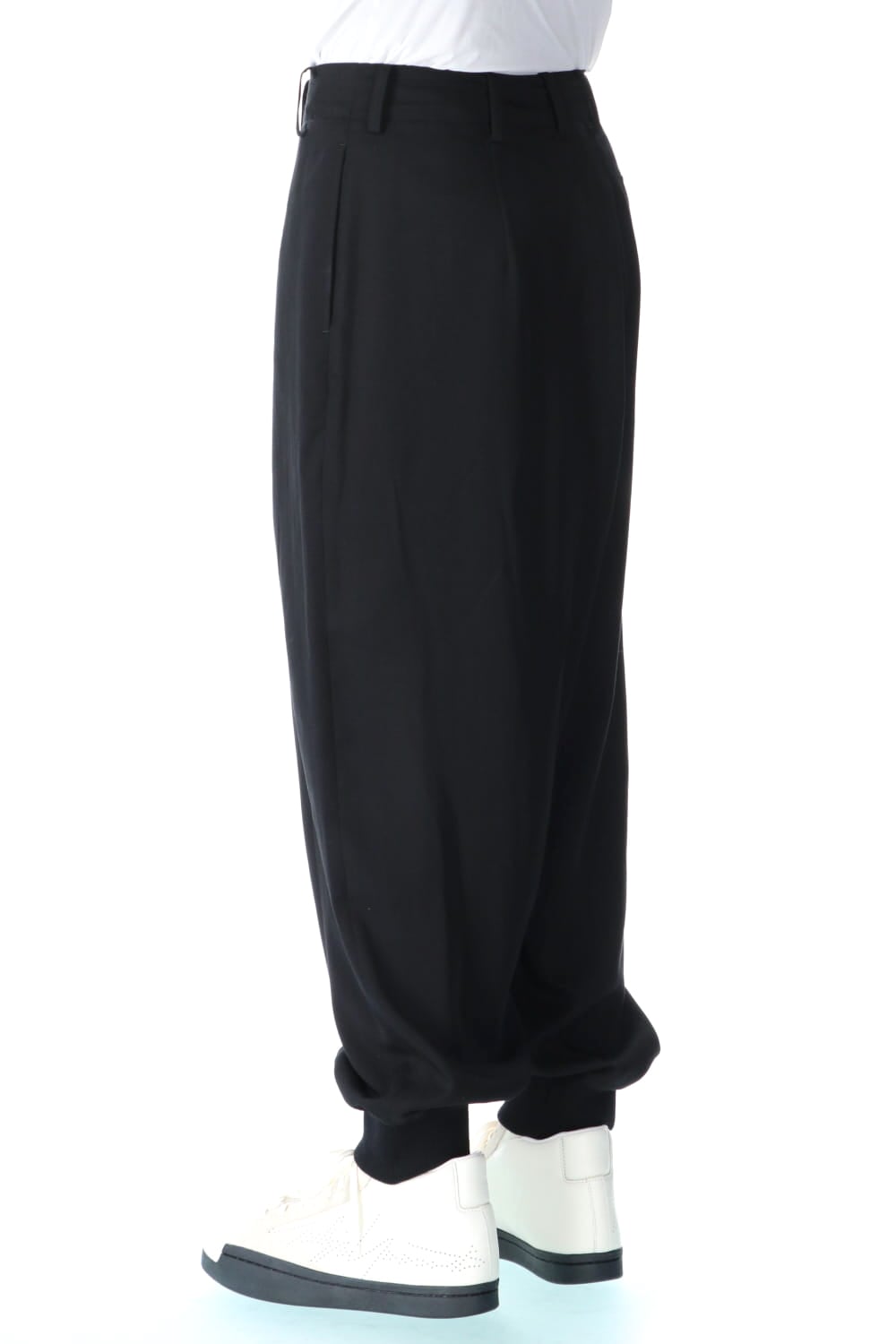 Hem Rib Wrap Sarrouel Pants