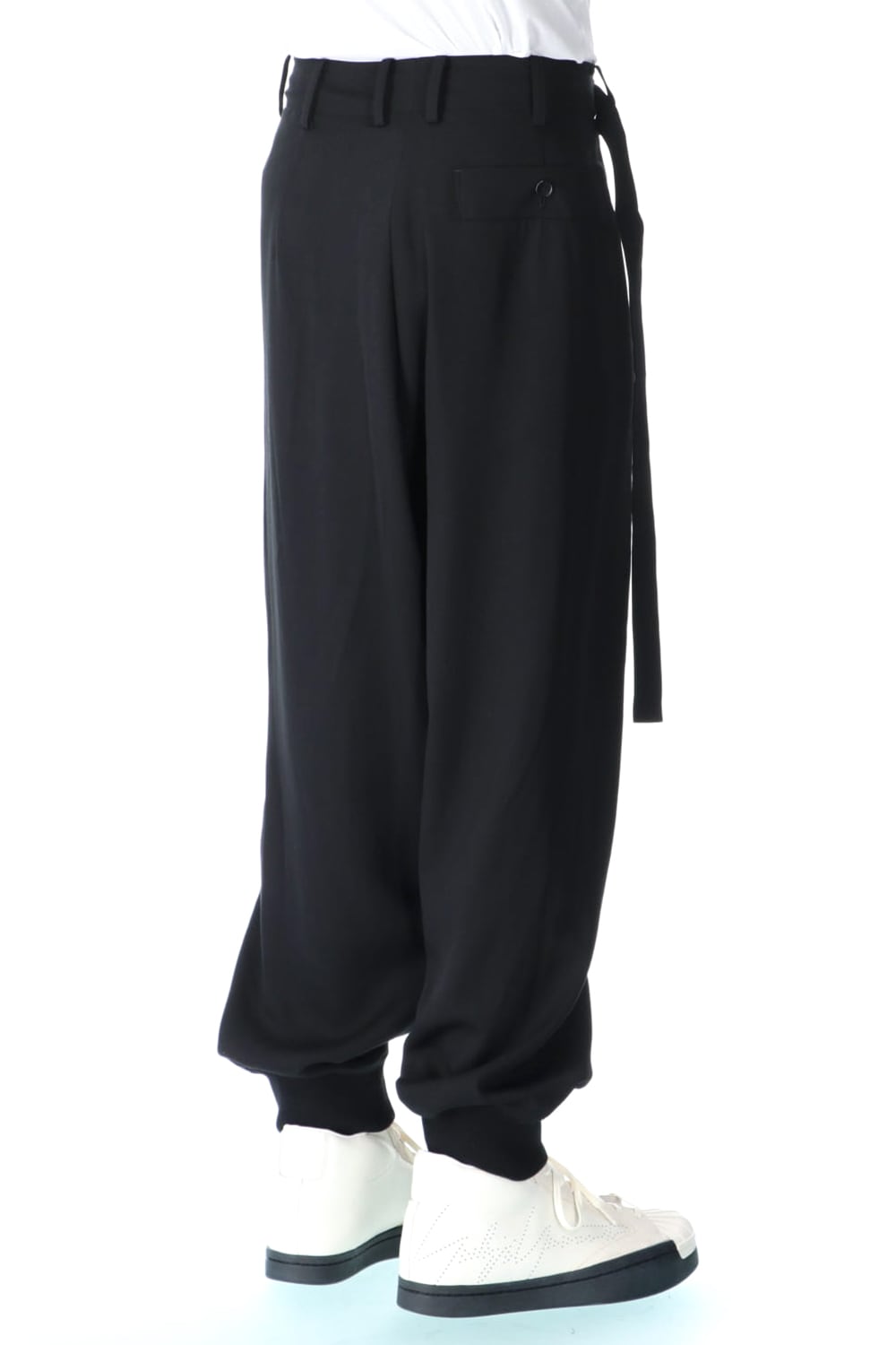 Hem Rib Wrap Sarrouel Pants