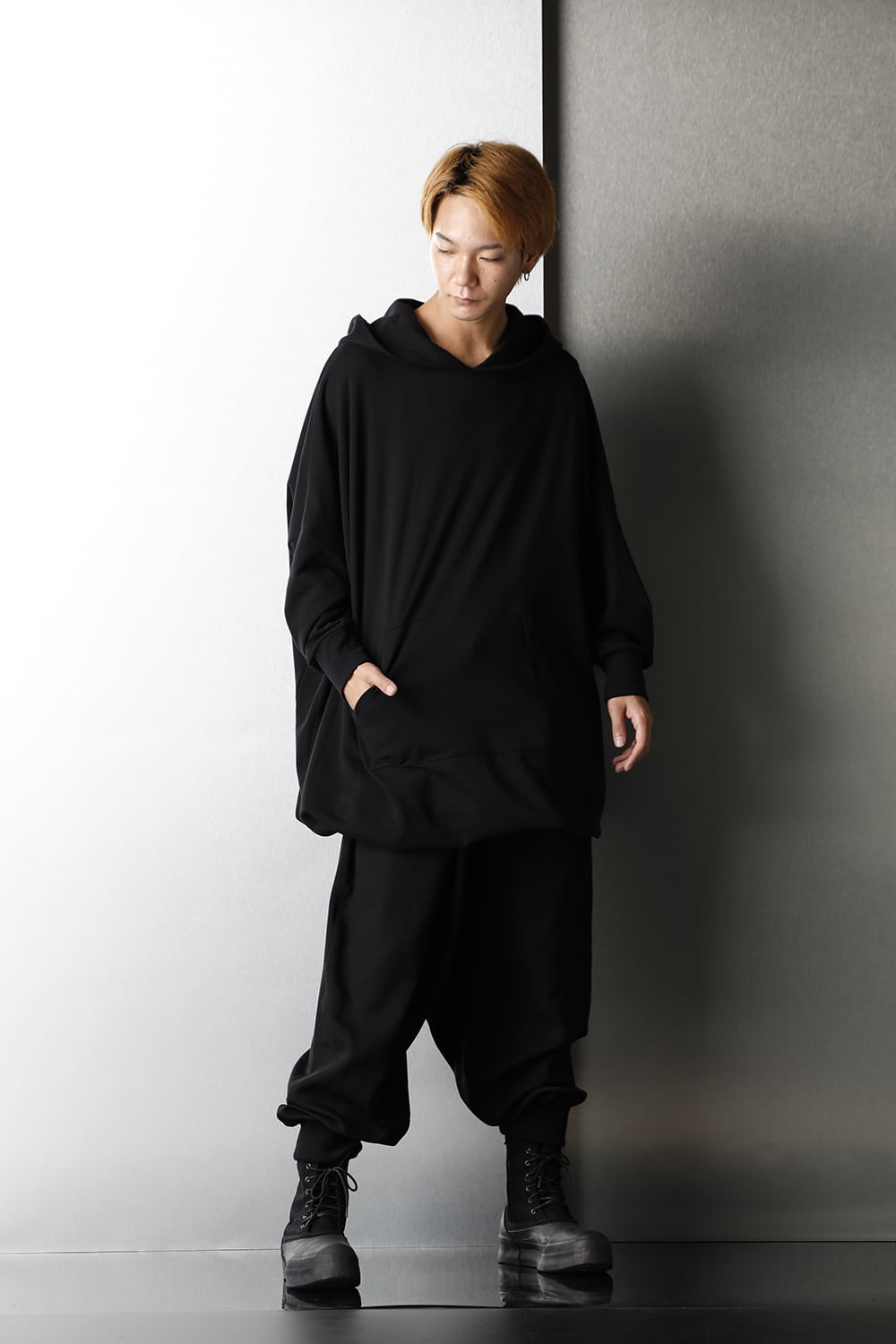 Hem Rib Wrap Sarrouel Pants