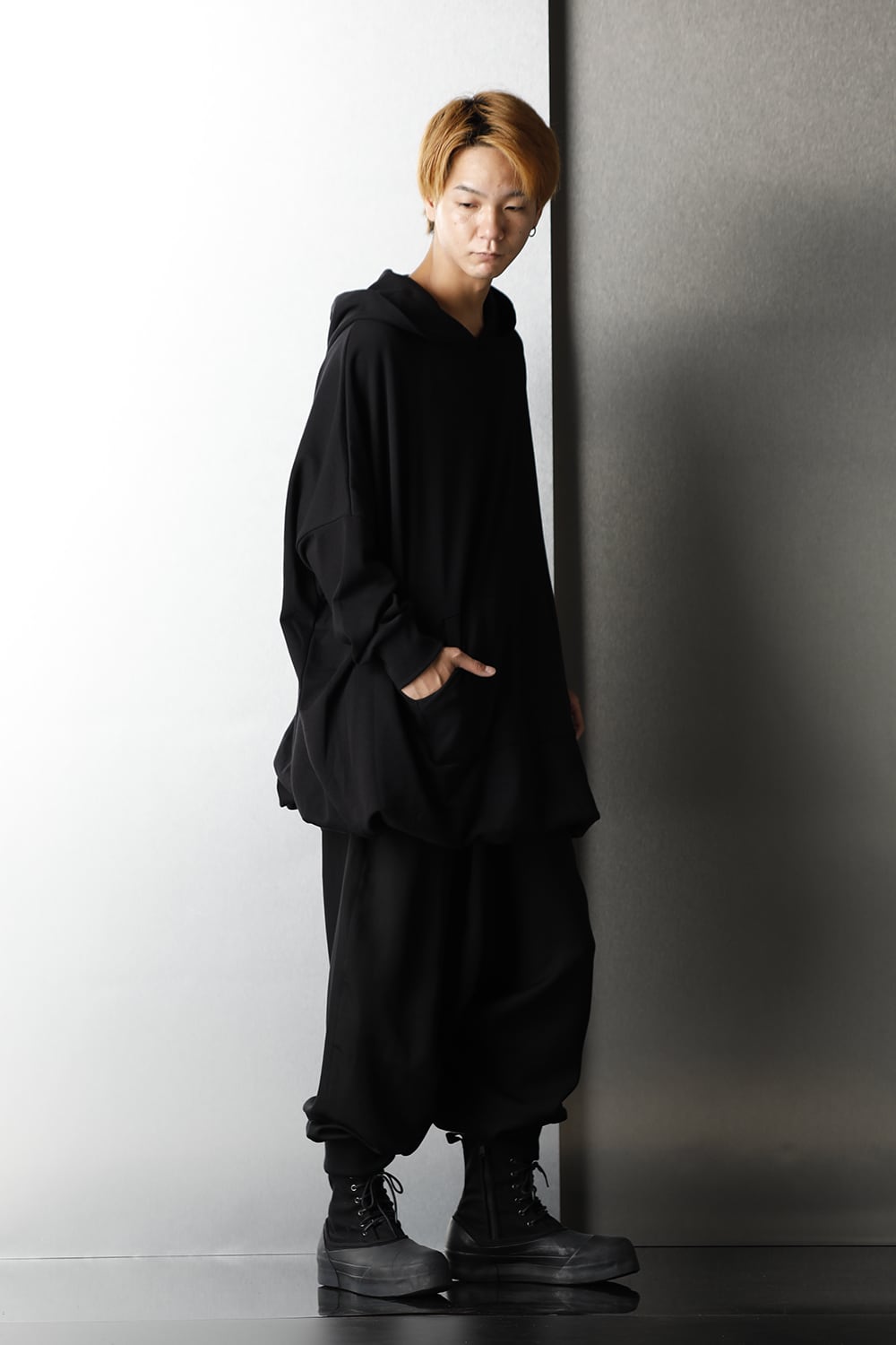 Hem Rib Wrap Sarrouel Pants