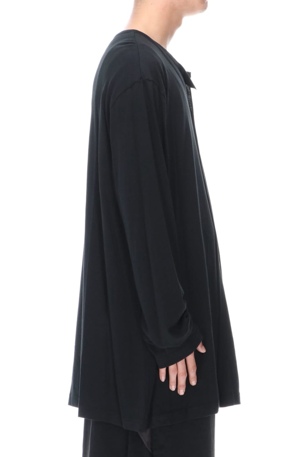 ダブルカラー Tシャツ ロング