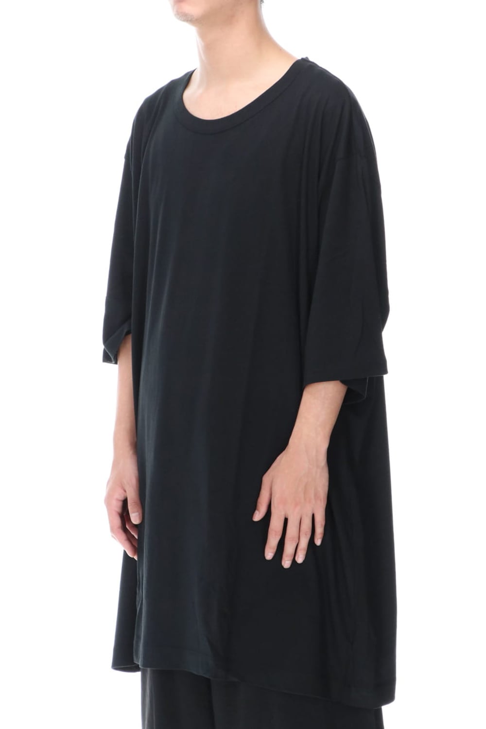 Jumbo cut-sew short Black