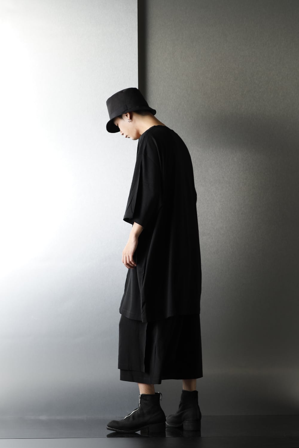 Jumbo cut-sew short Black