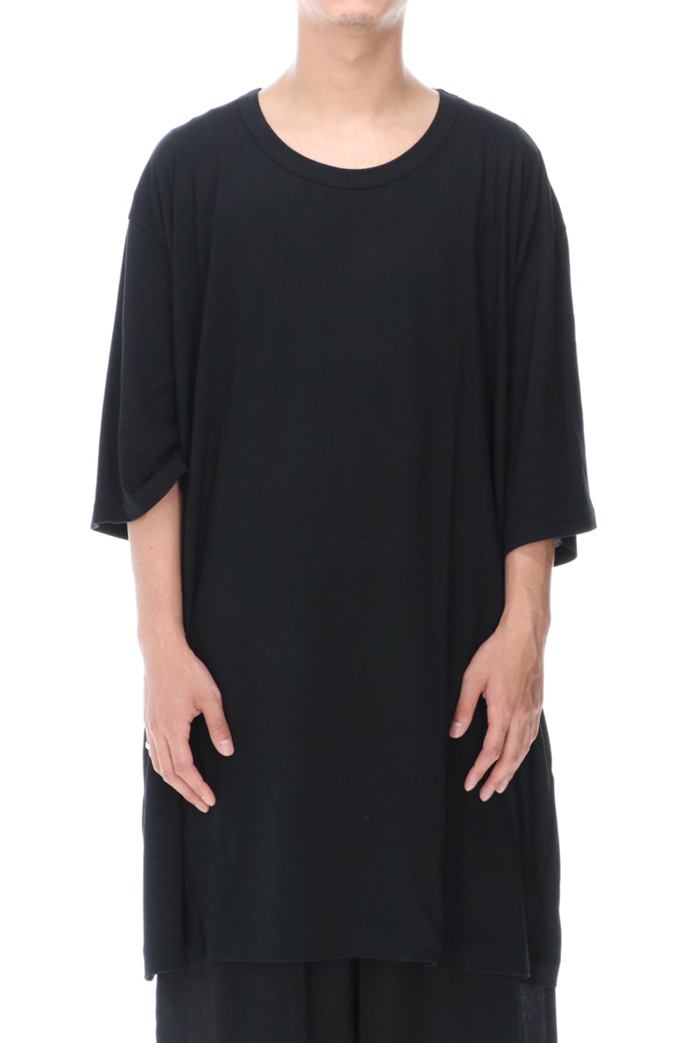 Jumbo cut-sew short Black