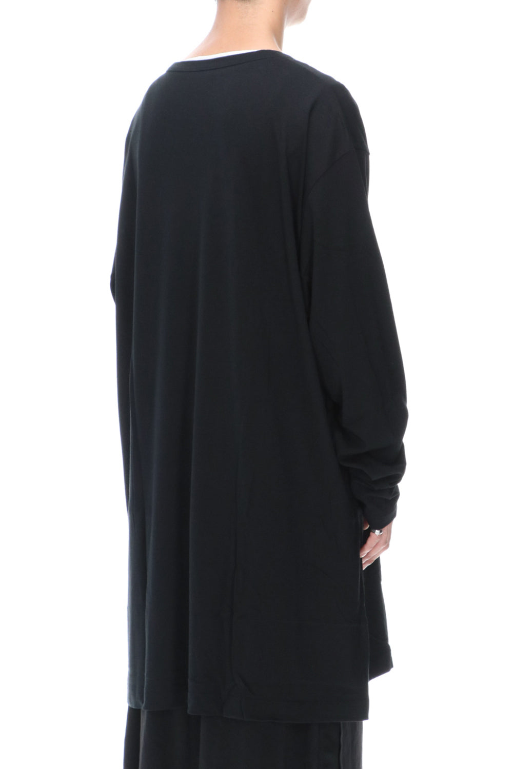 Jumbo cut-sew long Black