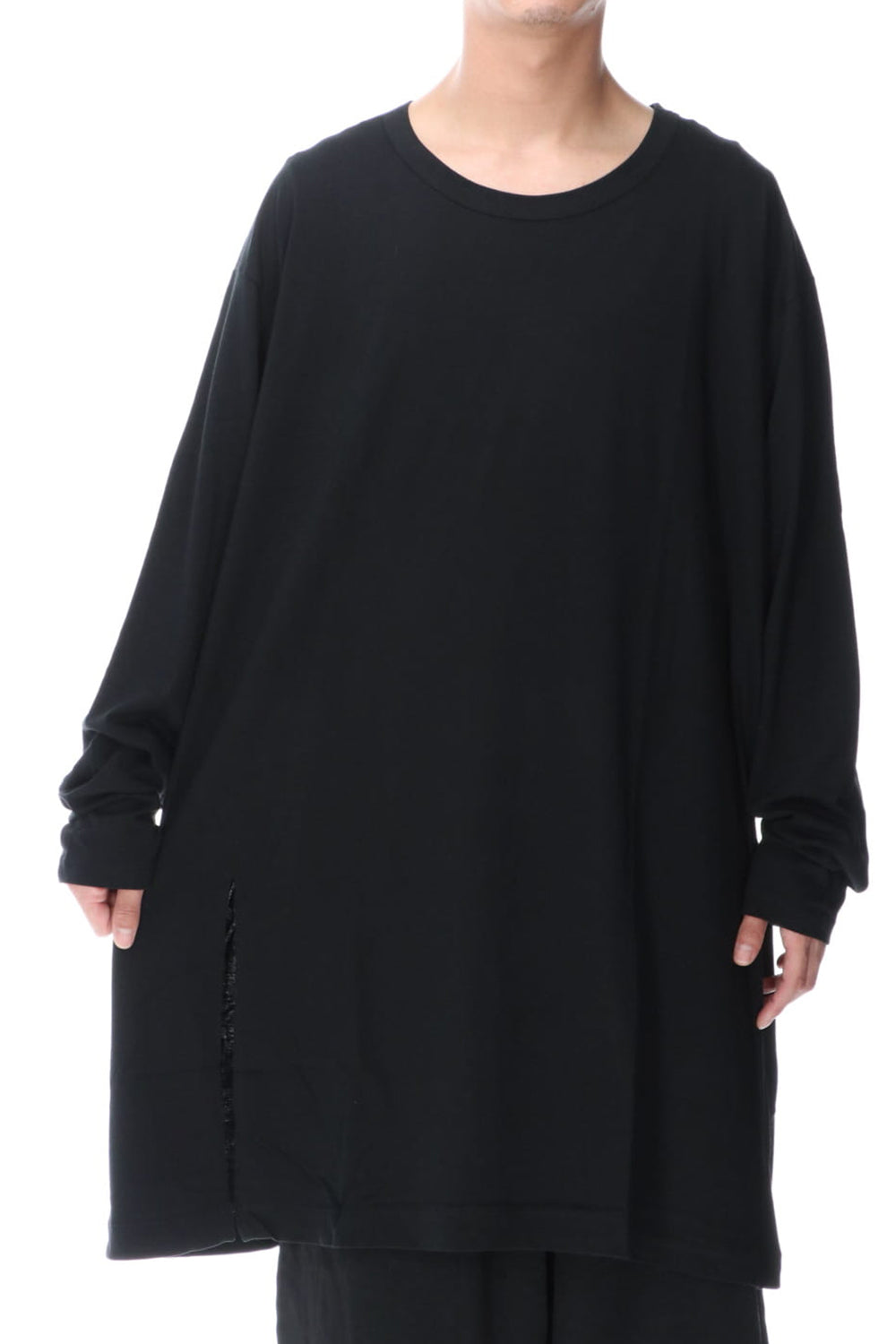 Jumbo cut-sew long Black