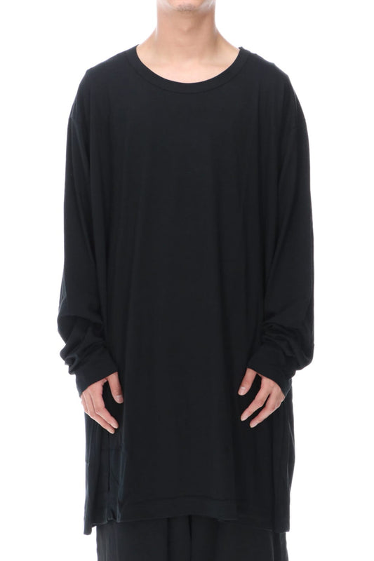 Jumbo cut-sew long Black