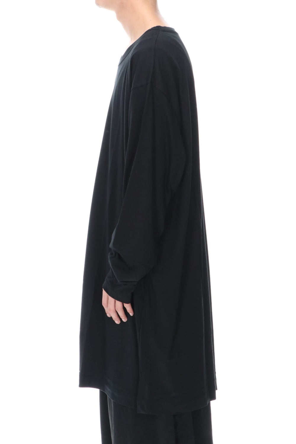 Jumbo cut-sew long Black