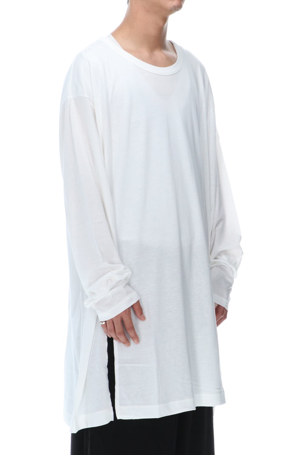 Jumbo cut-sew long White