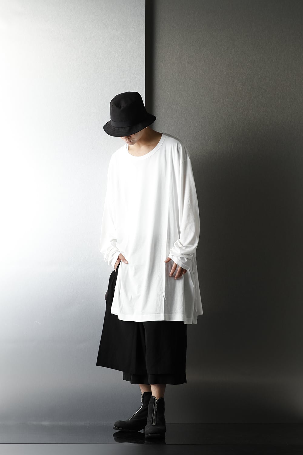 Jumbo cut-sew long White