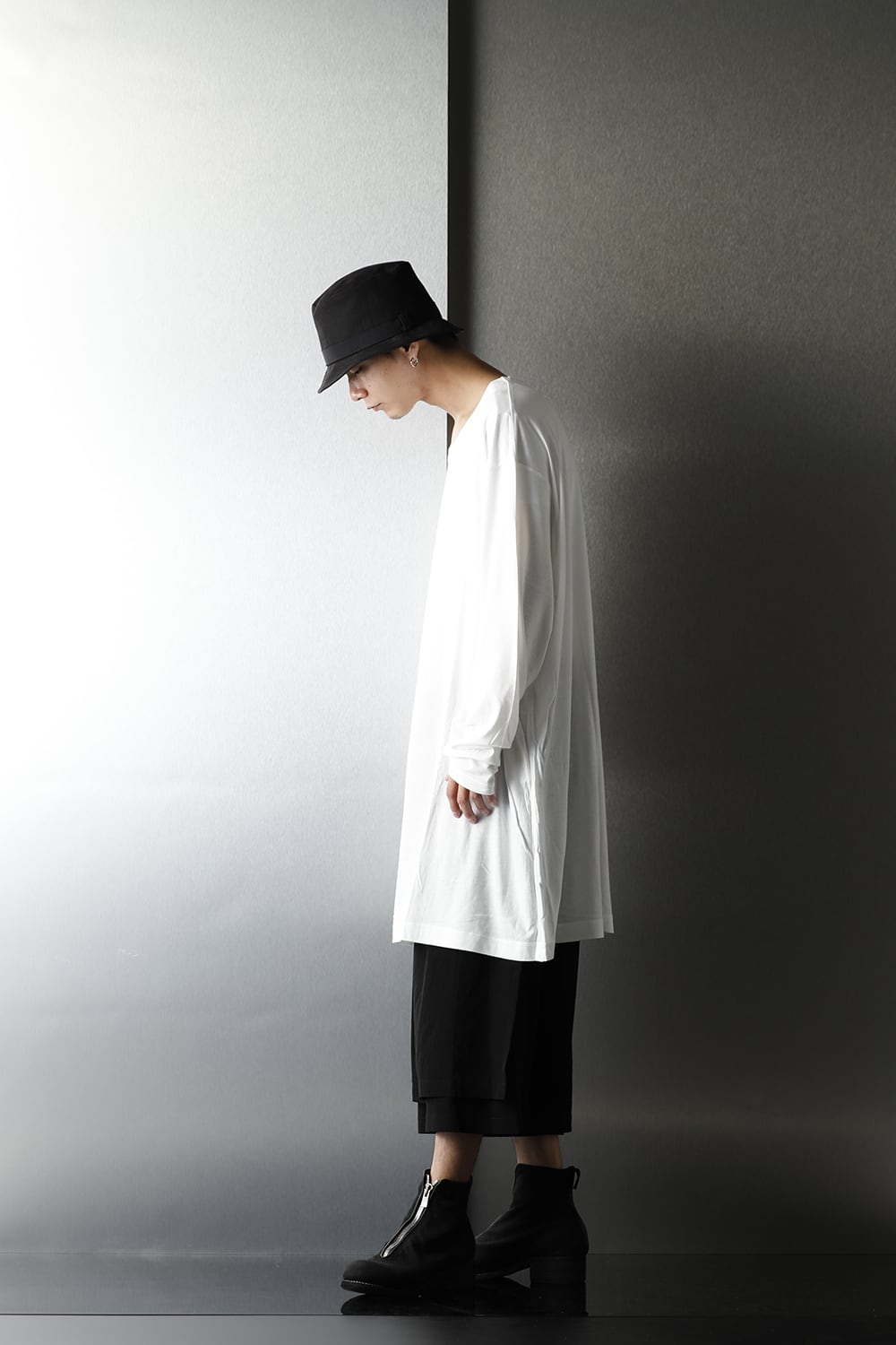 Jumbo cut-sew long White