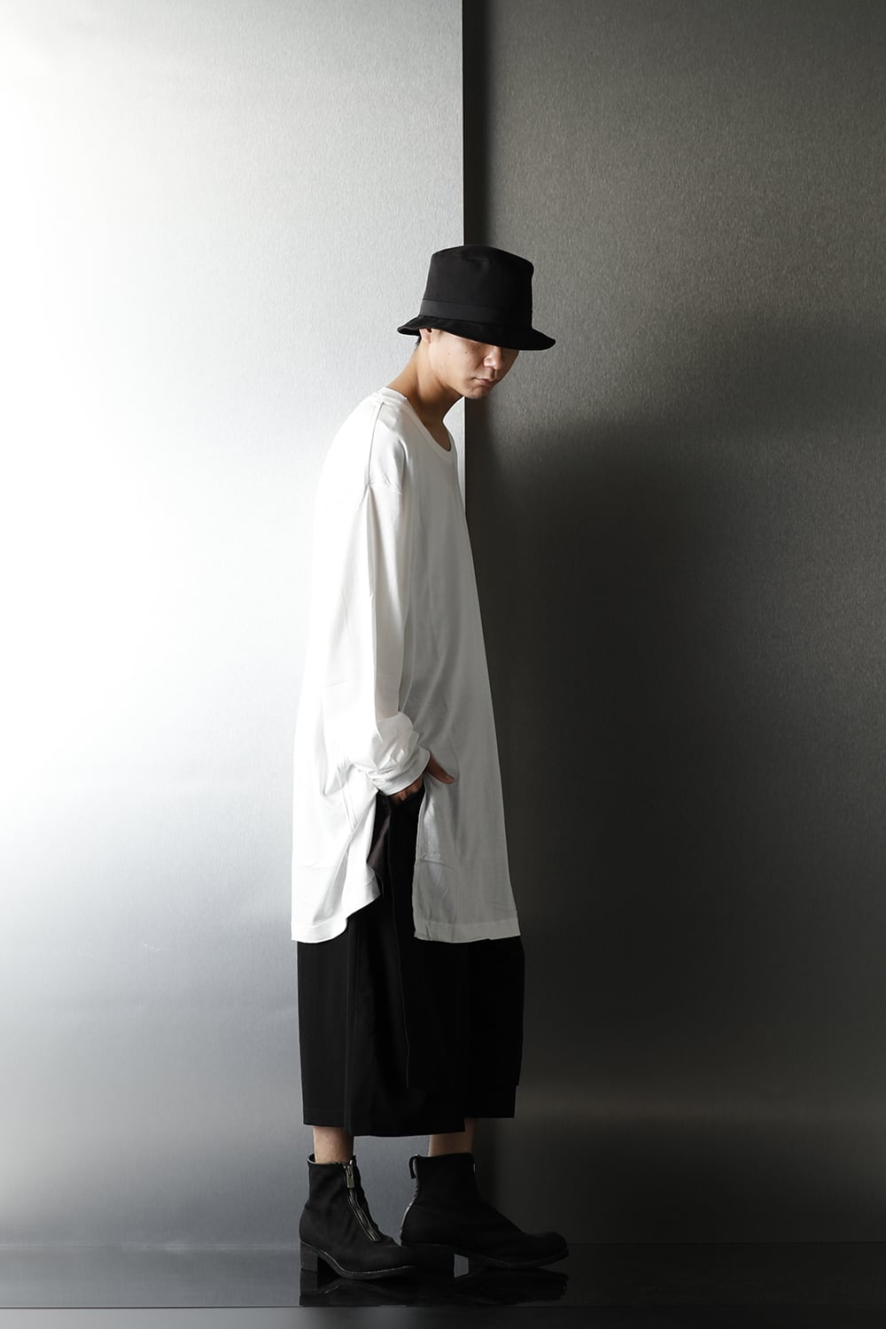 Jumbo cut-sew long White