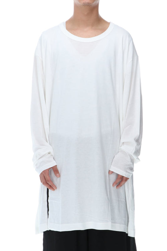 Jumbo cut-sew long White