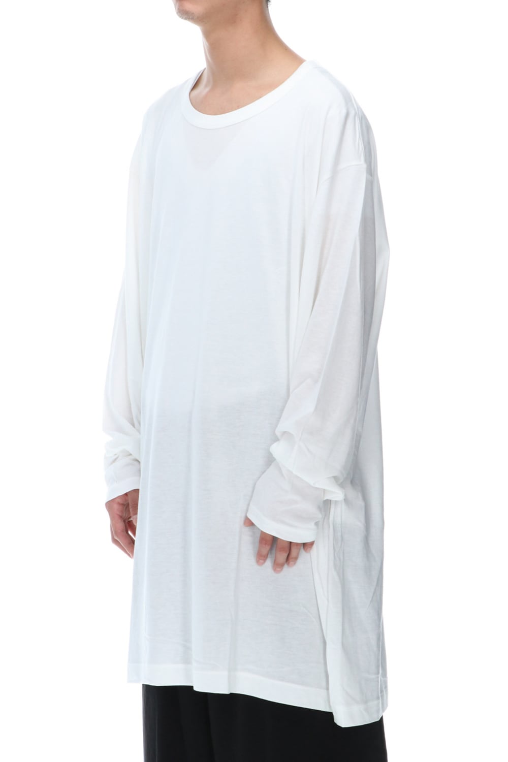 Jumbo cut-sew long White