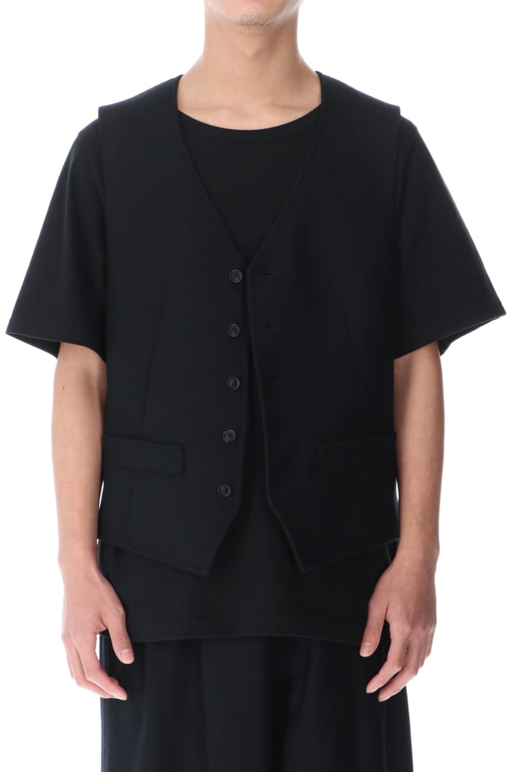 Five Buttons Singl Vest