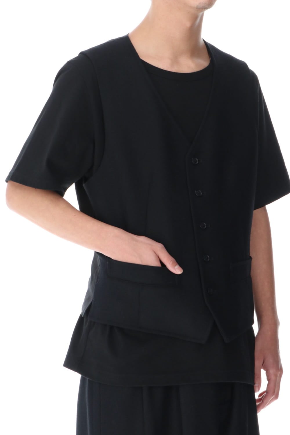 Five Buttons Singl Vest