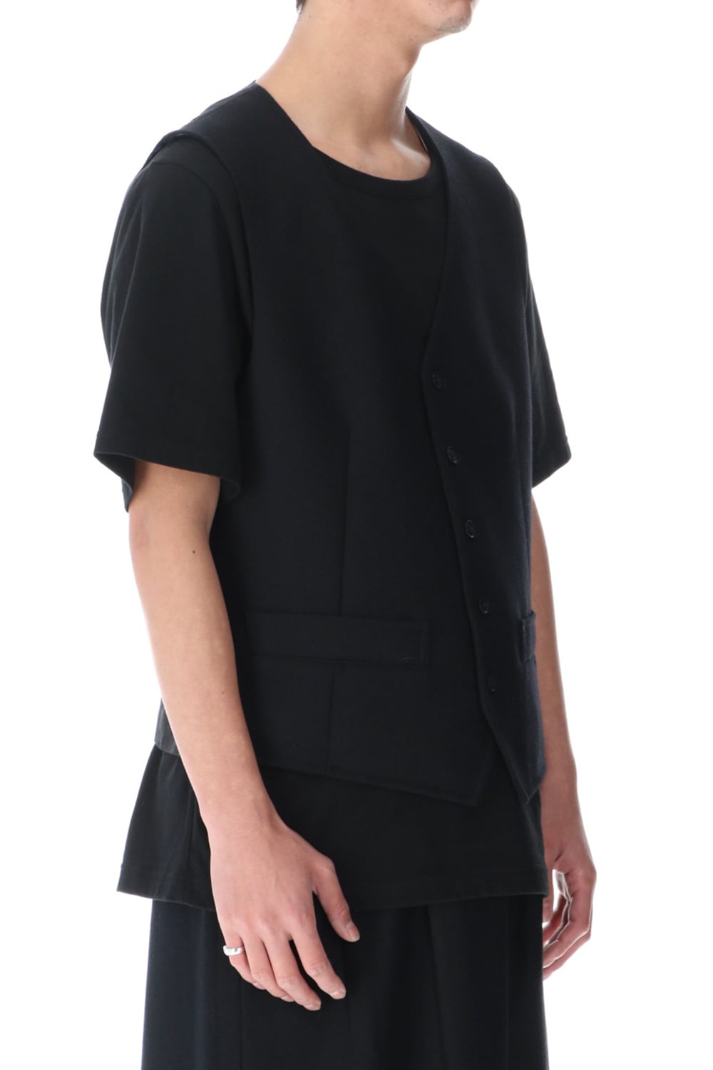 Five Buttons Singl Vest