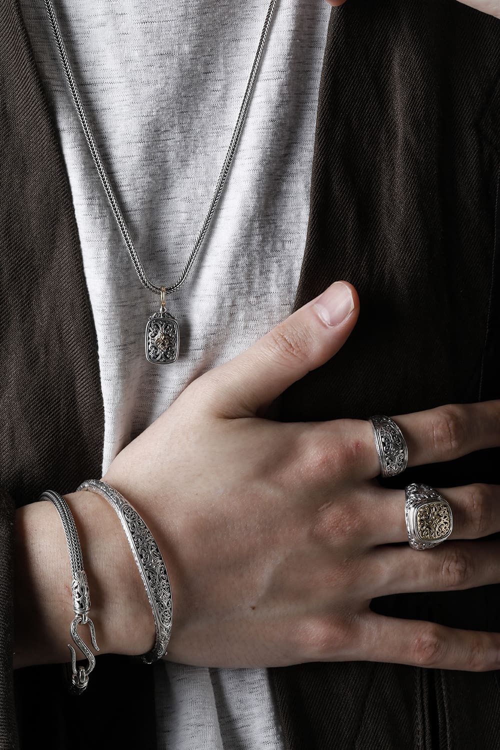 GR18 - Mediterranean Square Shape Ring