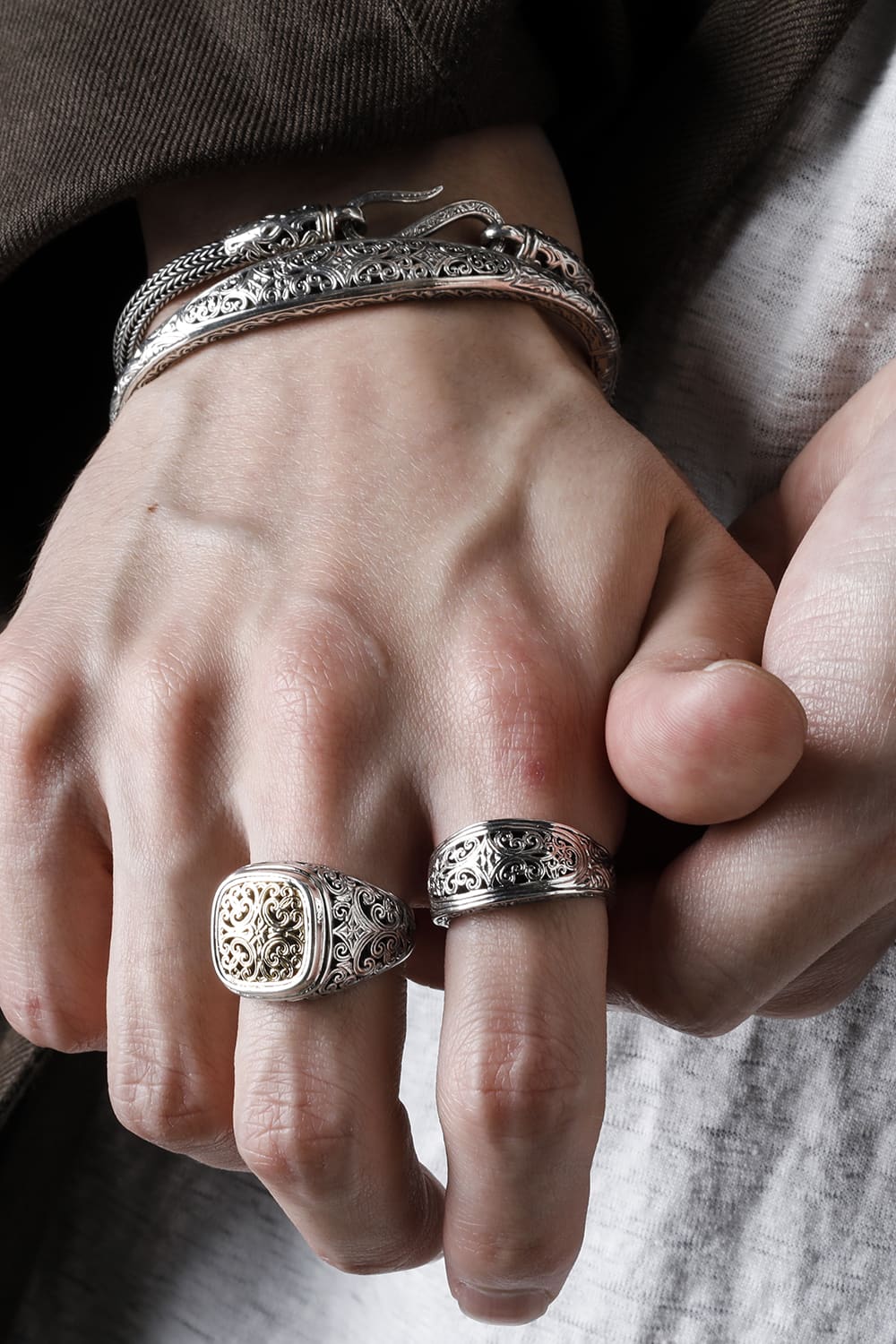 GR18 - Mediterranean Square Shape Ring