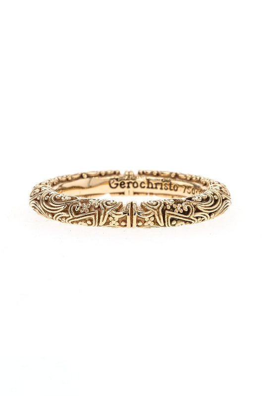 GR25 - Gold Band Ring Gold