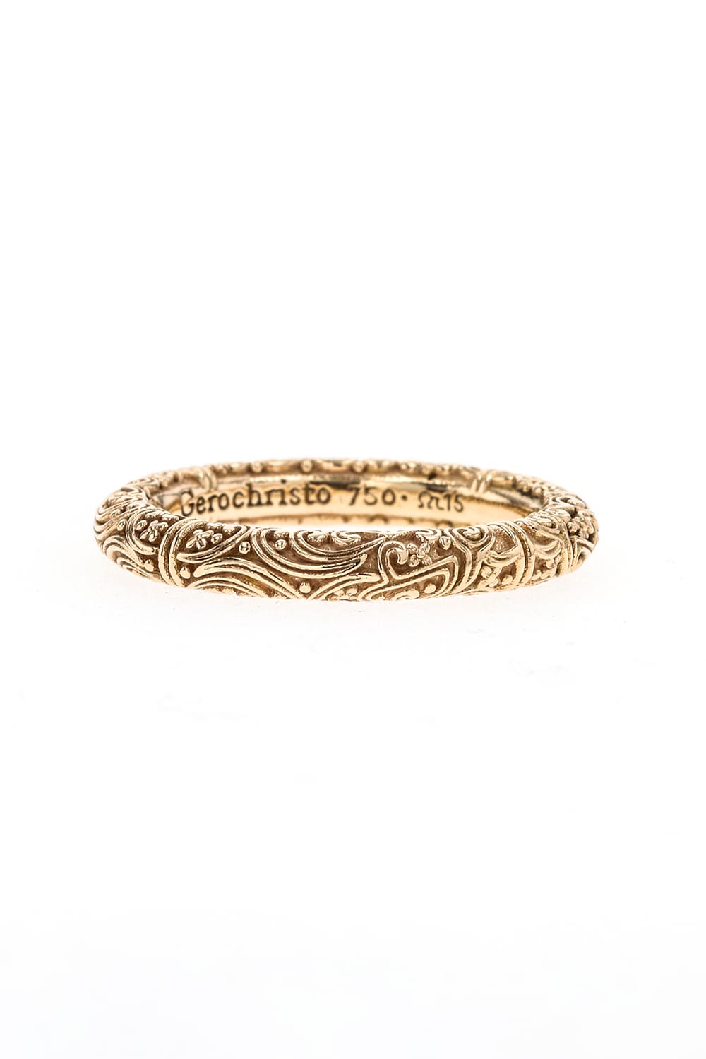 GR25 - Gold Band Ring Gold