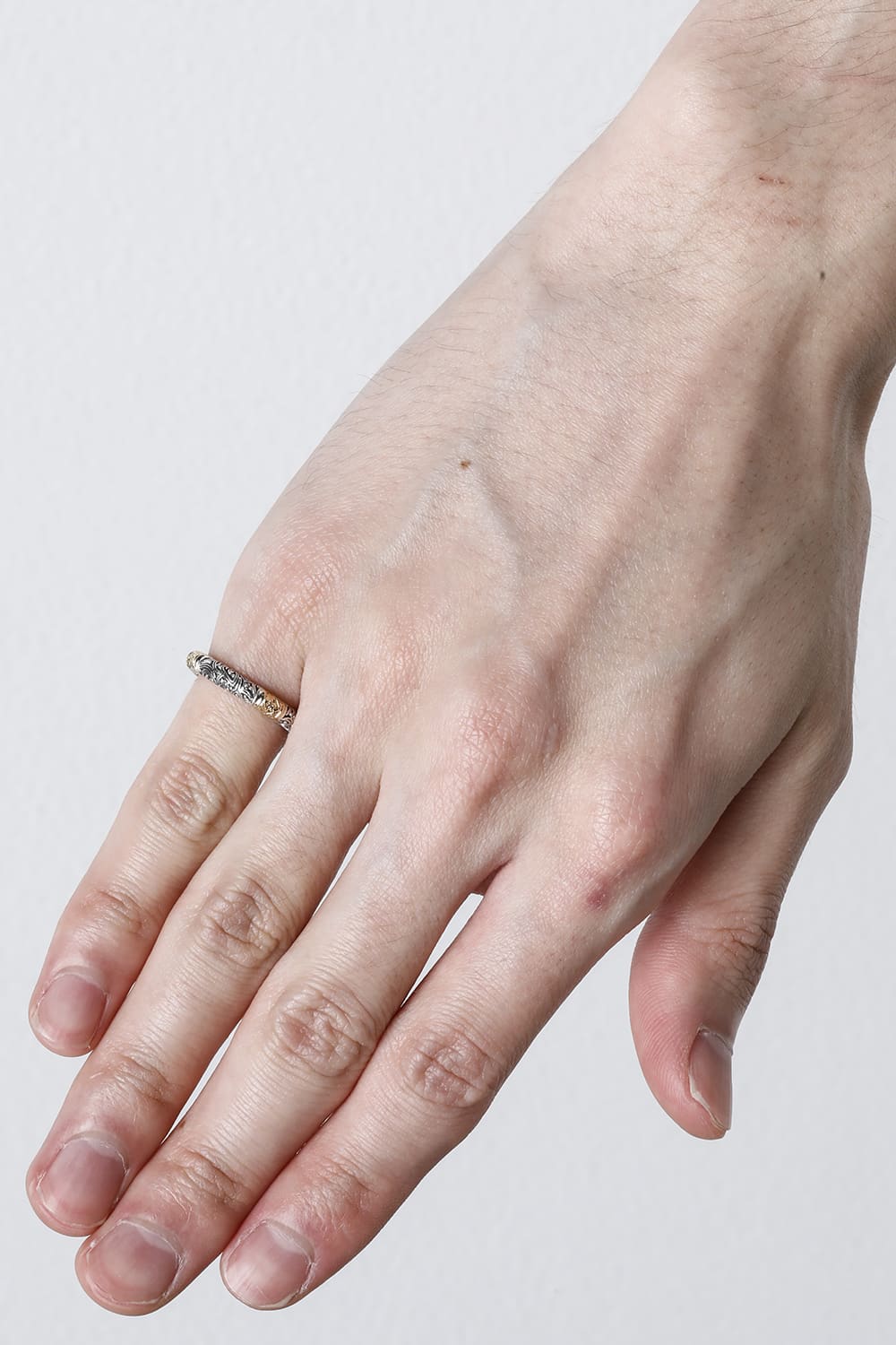 GR41 - Band Ring Silver Gold