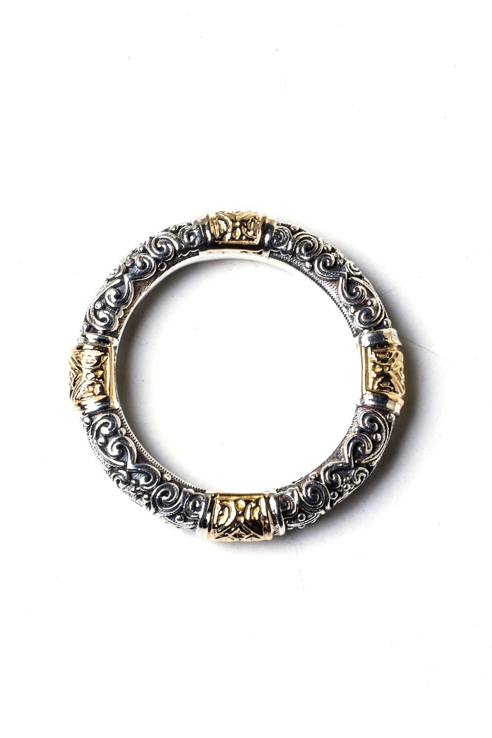 GR41 - Band Ring Silver Gold