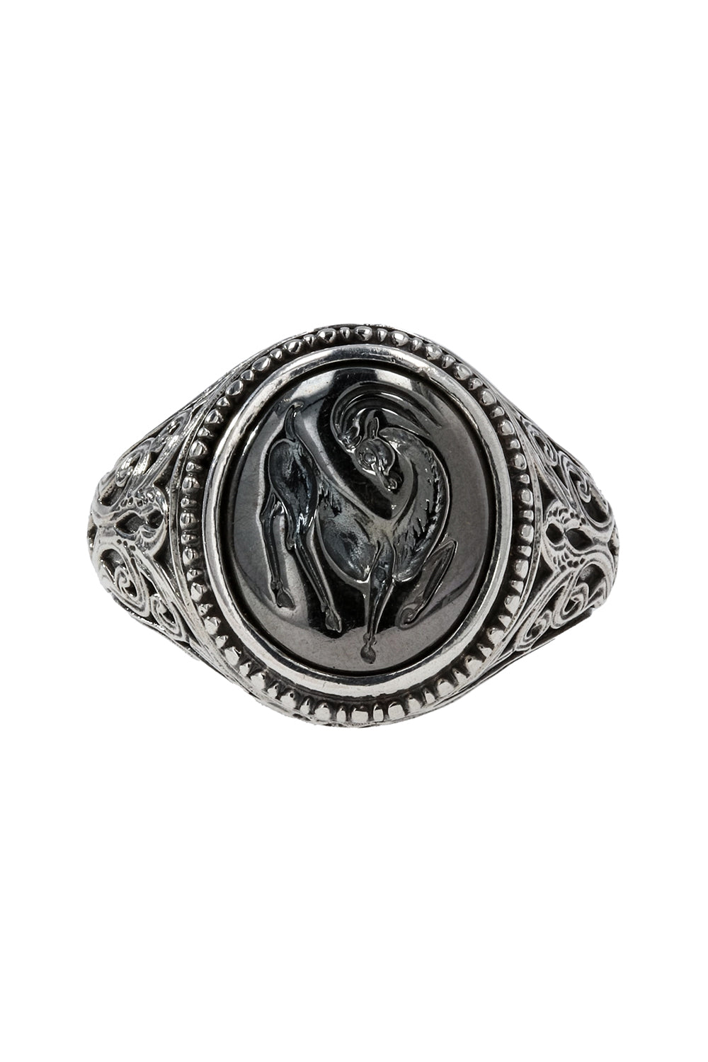 GR53 - Antelope Signet Ring