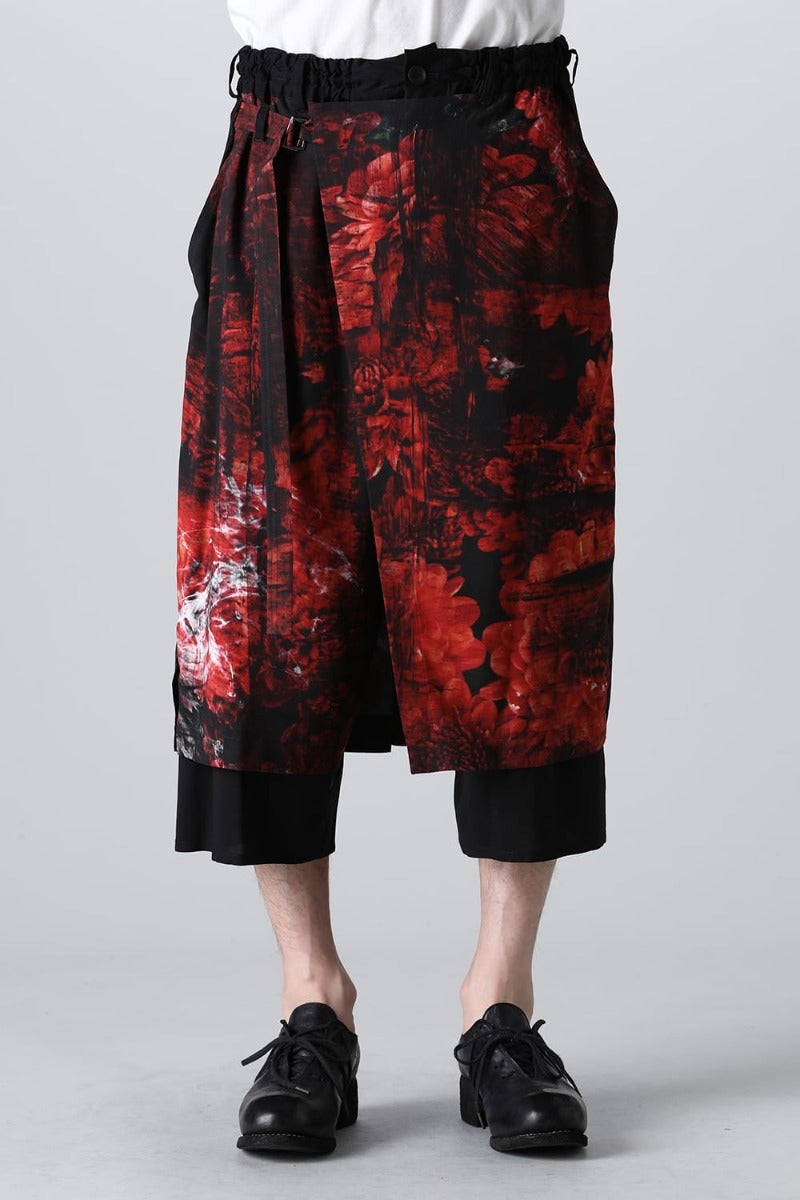 Enka(Flower) 3Way Wrap Pants